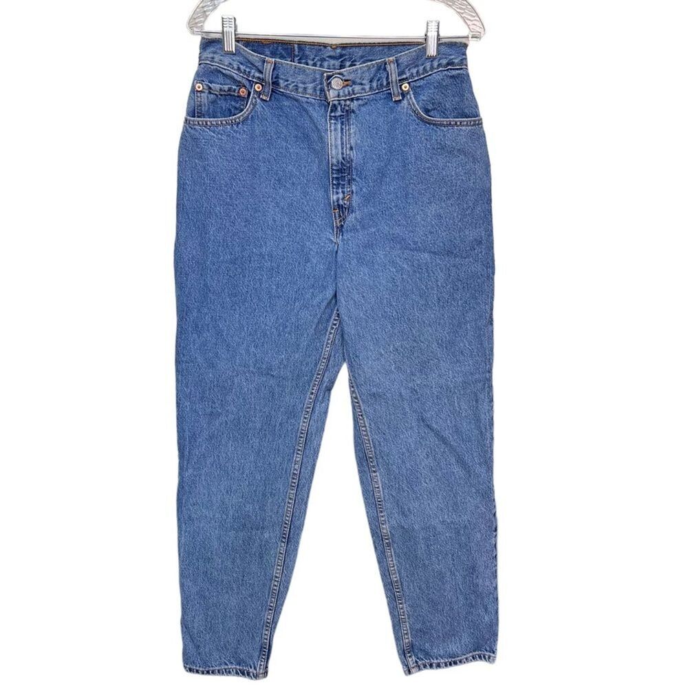 Vintage Levis Jeans 550 Women’s Size 12 Mom Jeans Denim High Waisted 90s